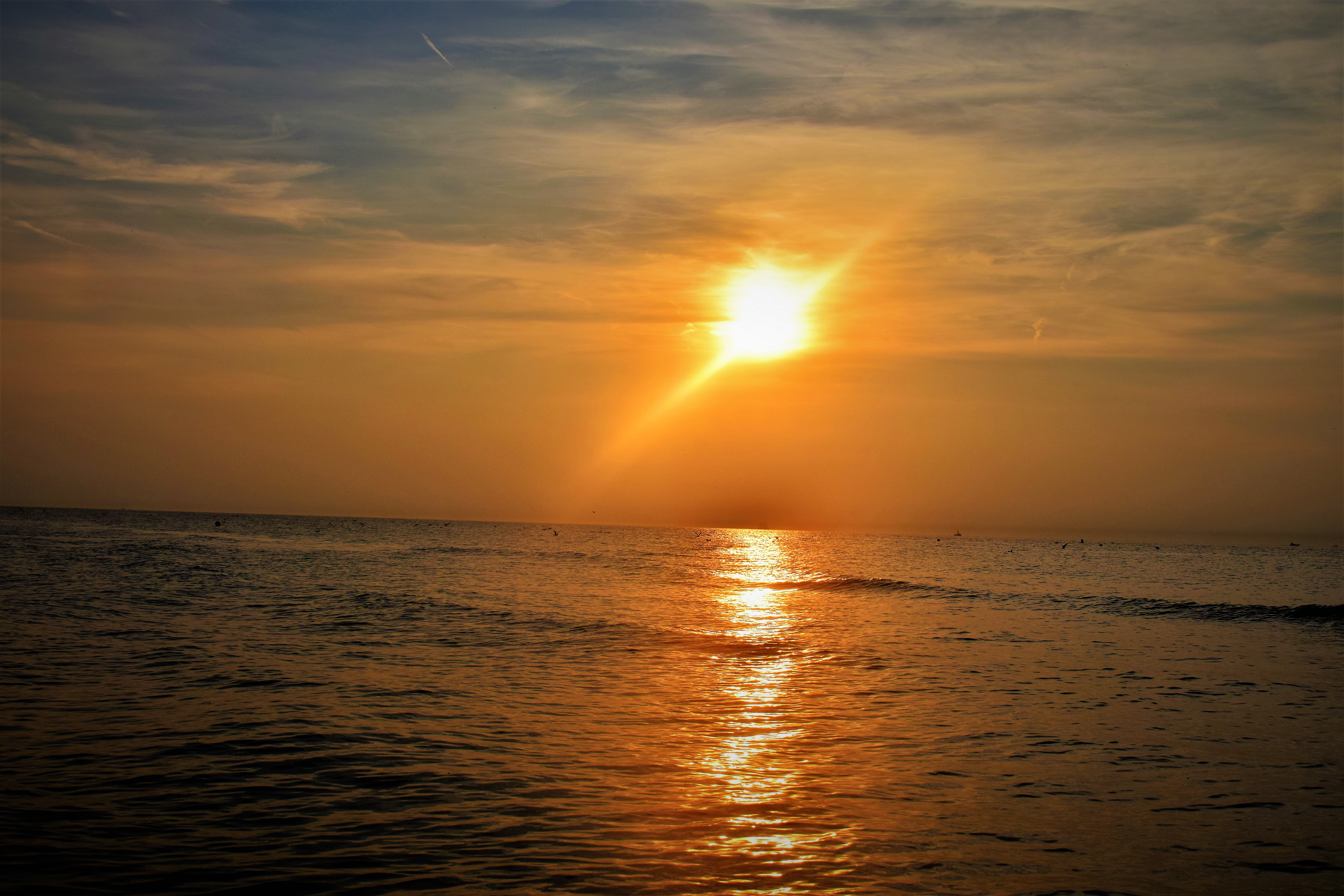 photographie d'un coucher de soleil