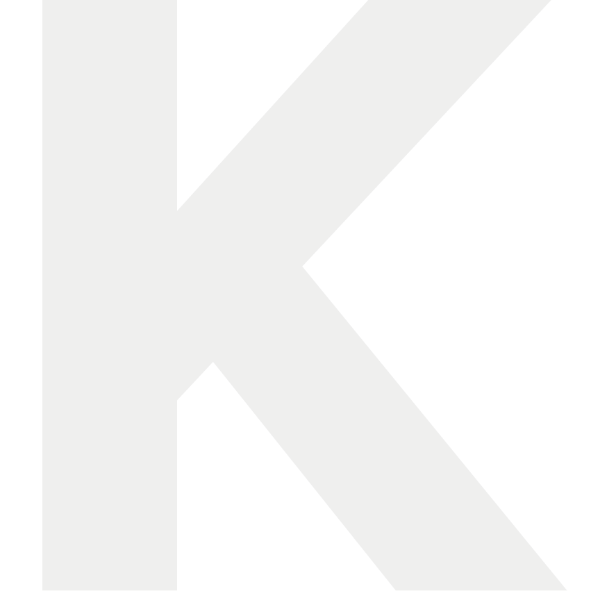 image d'un K en blanc
