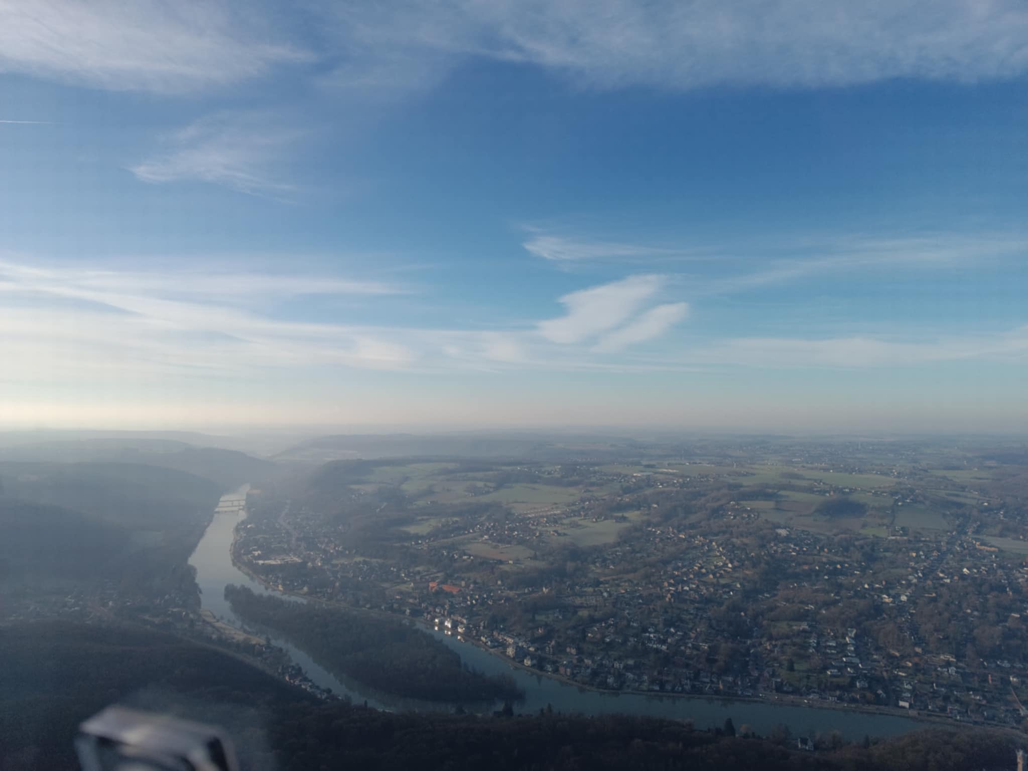 avion paysage